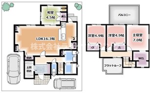 枚方市藤阪東町戸建の物件間取画像